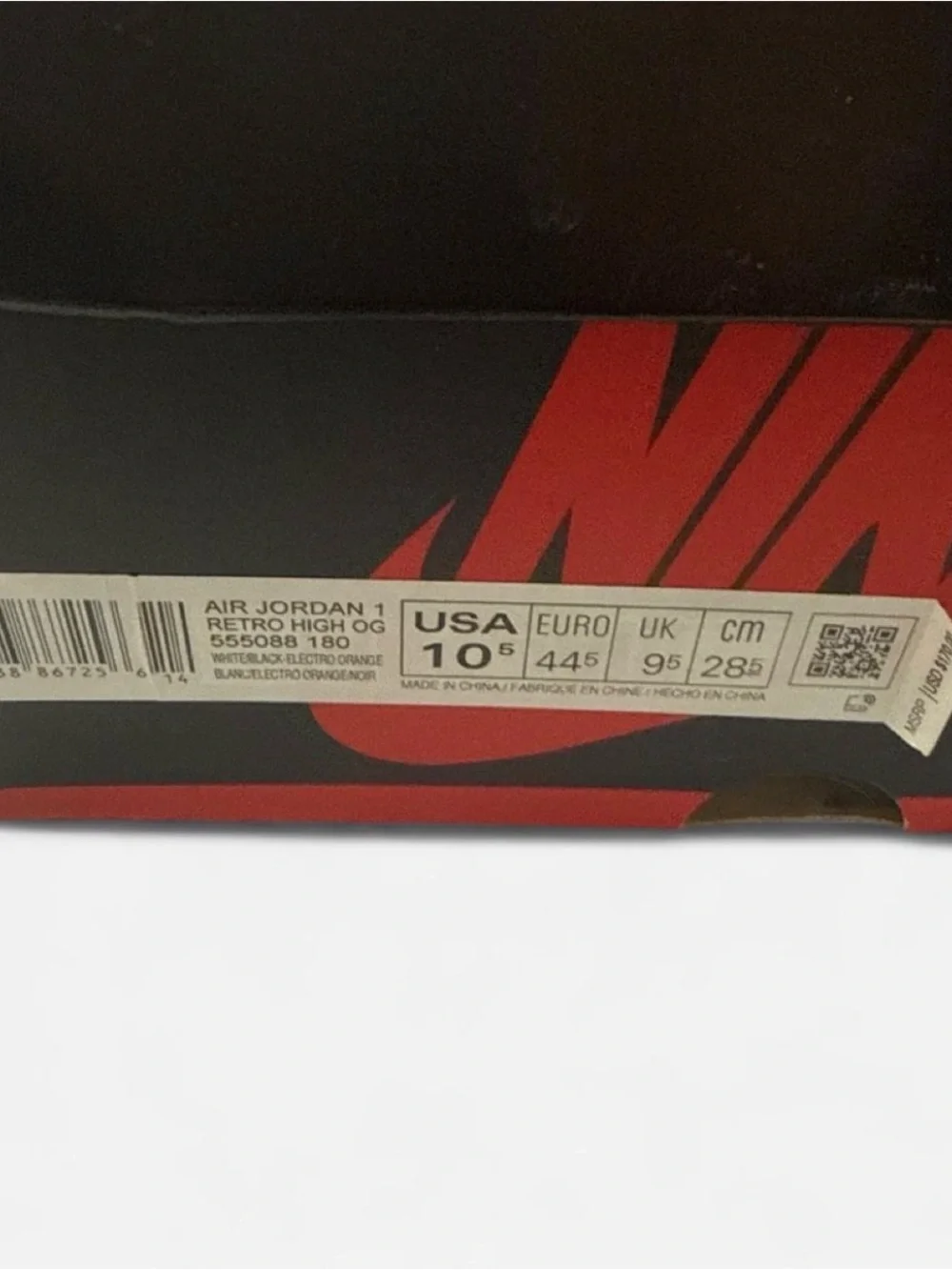 Nike Air Jordan 1 Retro High OG “Electro Orange”